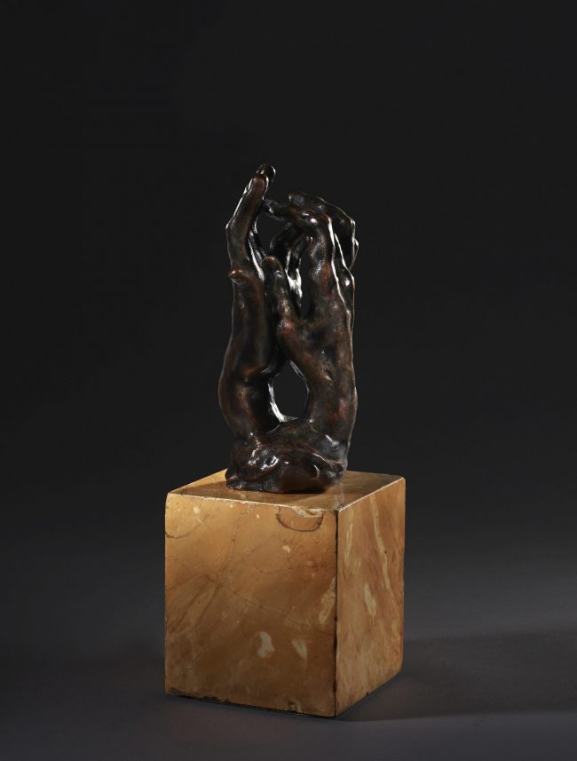 Assemblage de deux mains, sculpture de AUGUSTE RODIN
