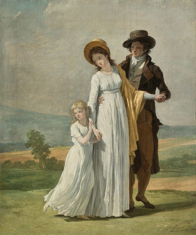 Esquisse pour « La Leçon d’agriculture », tableau de François-André Vincent