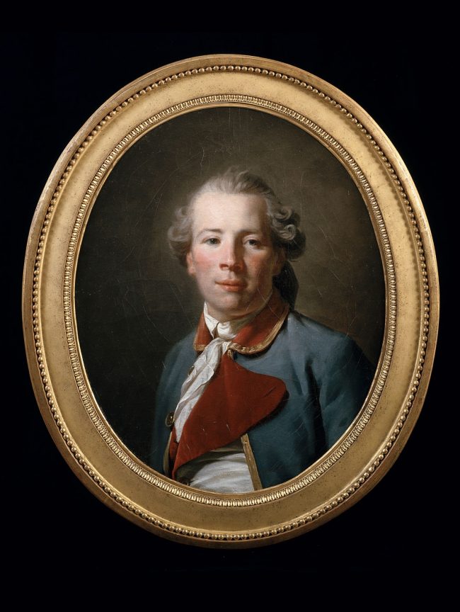 Portrait de Simon Pauquet, inspecteur des ponts et chaussées, tableau de Henri-Pierre Danloux