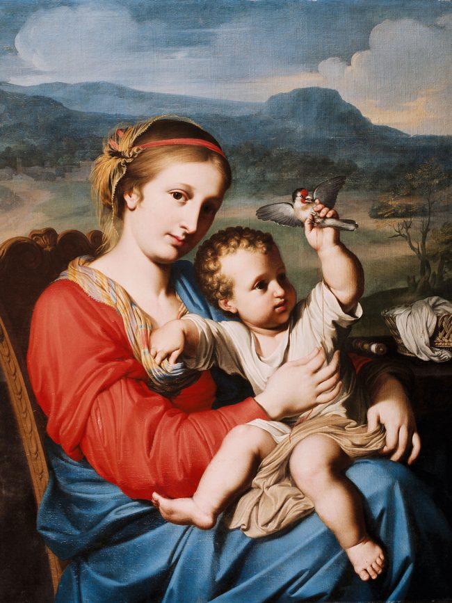 Vierge à l’enfant, tableau de Reynaud Levieux