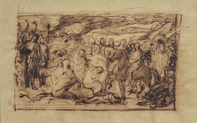 Dessin Bellum par Pierre Puvis de Chavannes