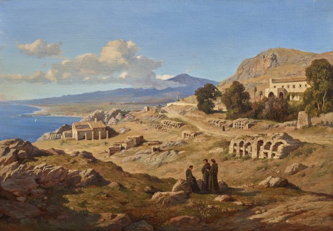 paysage par Pierre Thuillier présenté au salon de 1843