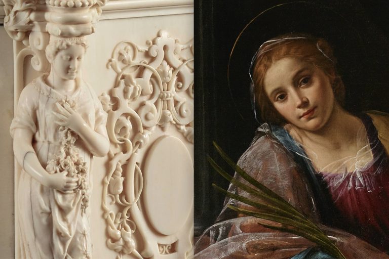 deux détails d'oeuvres