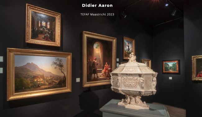 vue générale du stand 316 TEFAF 23
