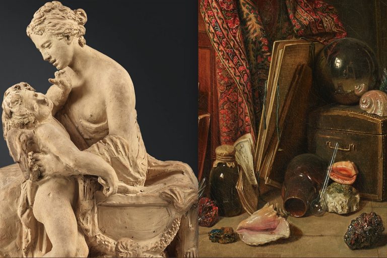 Une sculpture et un tableau qui seront présentés à Frieze Masters