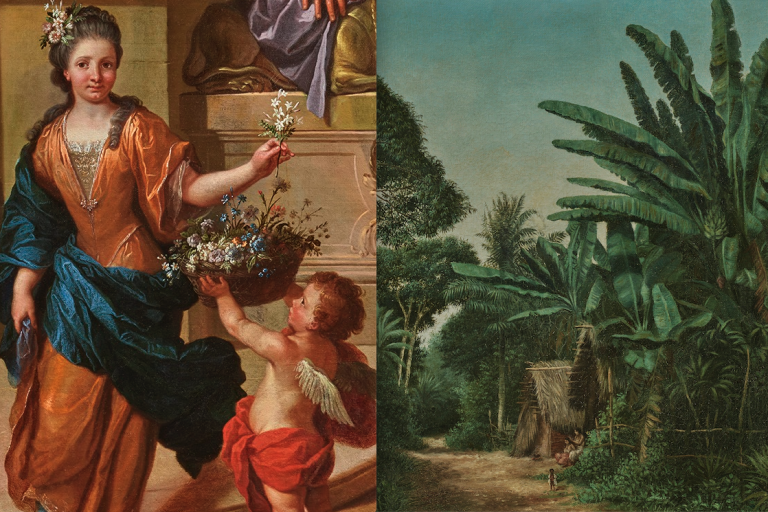 détails de deux tableaux présentés à FAB