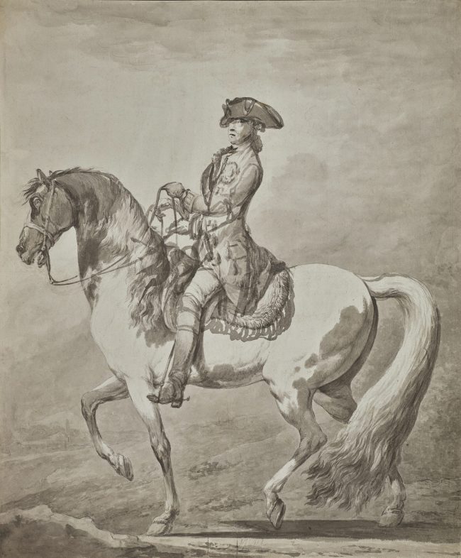 Portrait présumé de Wenceslas Antoine, prince de Kaunitz-Rietberg portrait équestre