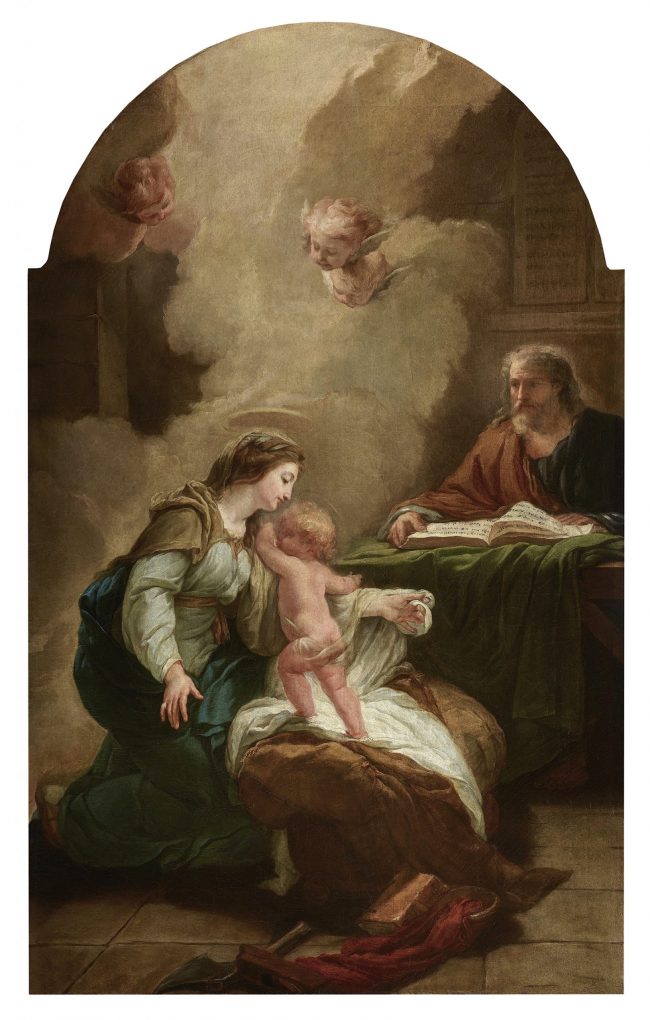 sainte famille par Lagrenée