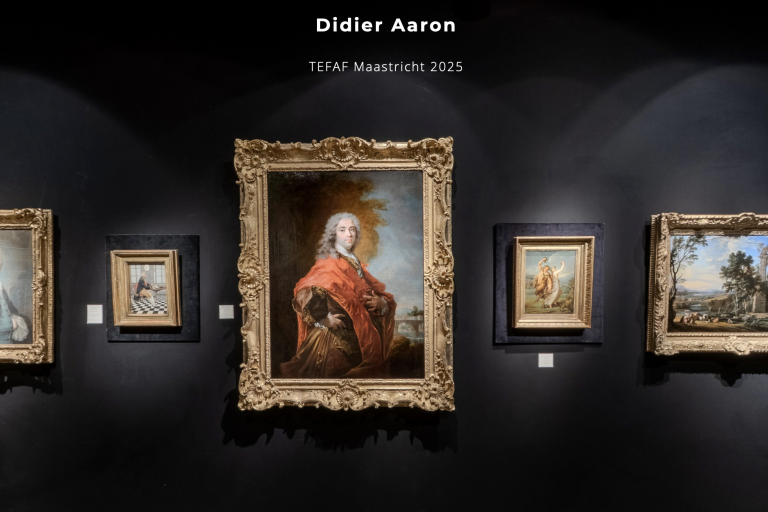 Vue du stand de l'édition TEFAF 2025